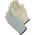 Pip PIP Top Grain Cowhide Drivers Gloves W/Kevlar®, Grain Palm, Keystone, Regular Grade, L 68-163SB/L